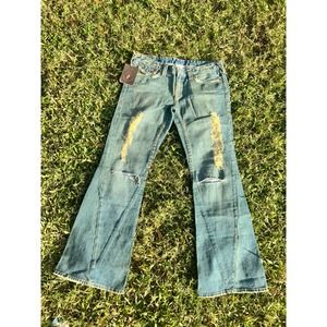 True Religion flare jeans size 31 y2k